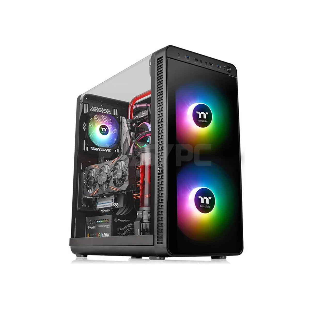 Thermaltake View 37 ARGB Window ATX Mid-Tower Chassis CA-1J7-00M1WN-04 5NANO THCA2220