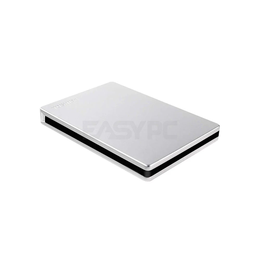 Toshiba Canvio Slim HDTD320AK3EA 2tb 2.5 Max. transfer rate: ~ 5.0 Gbit/s External Hard Drive Silver - Image 3