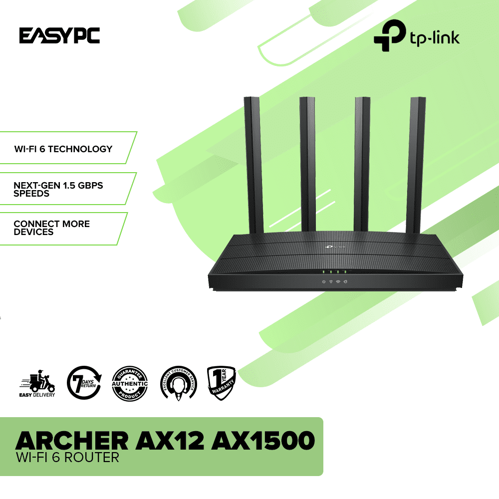 TP-Link Archer AX12 AX1500 Wi-Fi 6 Router - Image 2