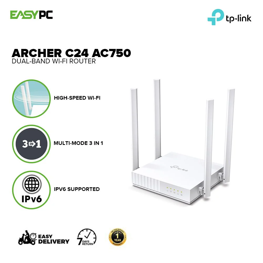 Tp-link Archer C24 AC750 Dual-Band Wi-fi Router - Image 2