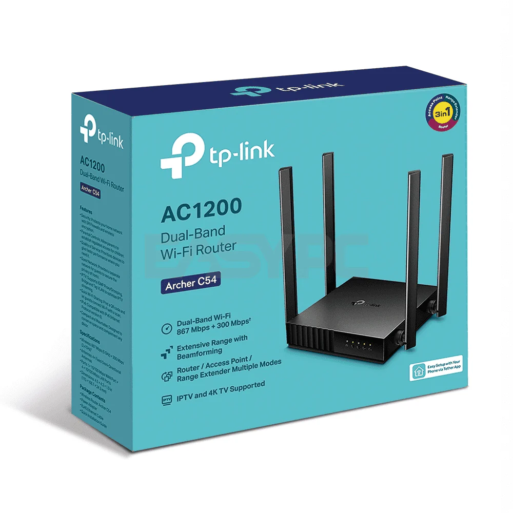 TP-Link Archer C54 AC1200 Dual Band Wi-Fi Router - Image 4