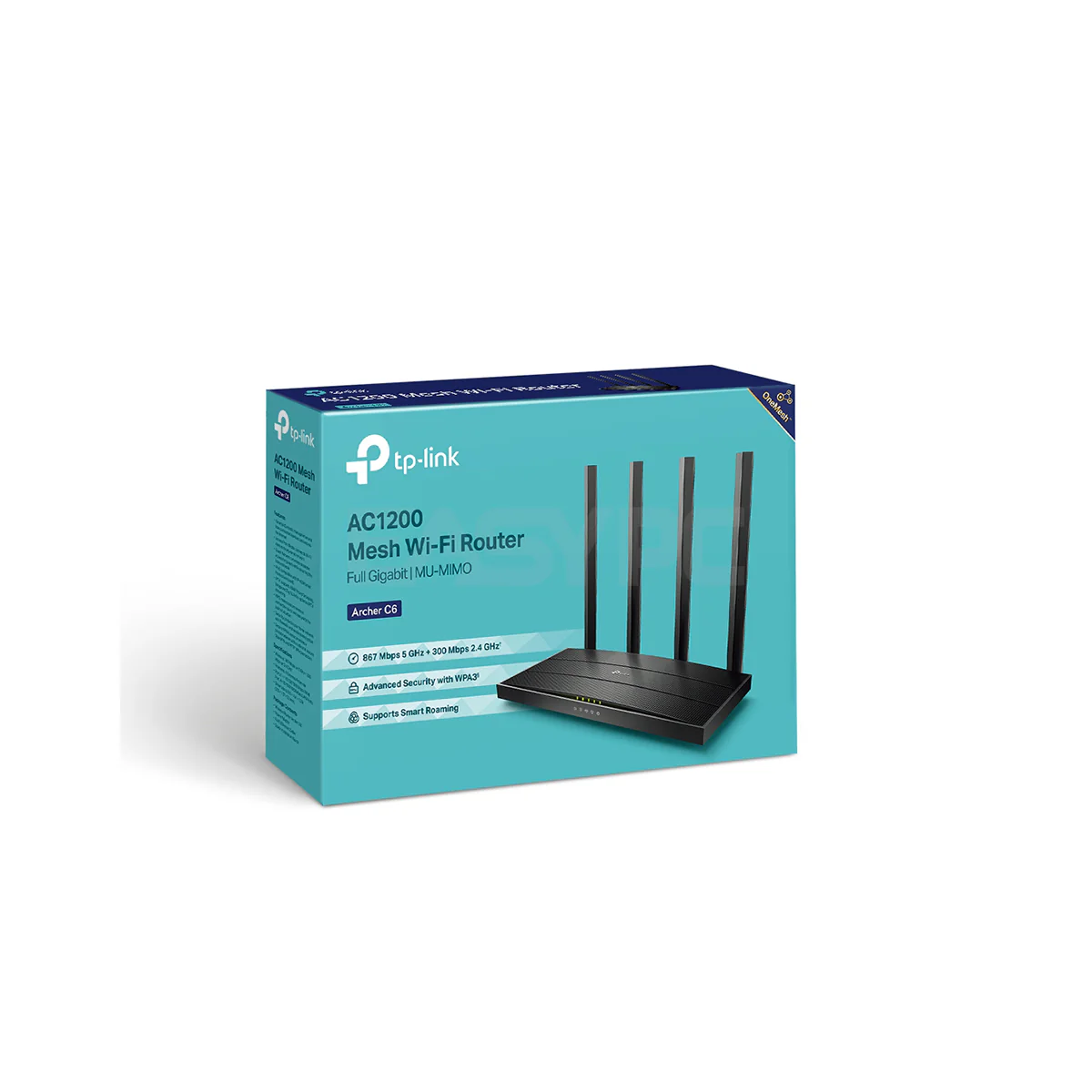 Tp-Link Archer C6 AC1200 Dual Band Smooth Entertainment Five High-Performance Antennas Increased Speed Throughput Capacity Wireless Gigabit Router - Image 4