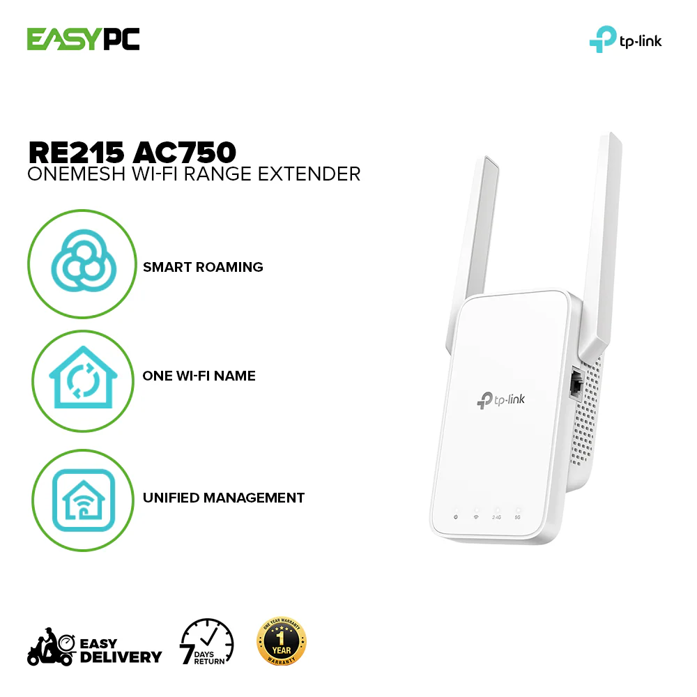TP-Link RE215 AC750 OneMesh Wi-fi Range Extender - Image 2