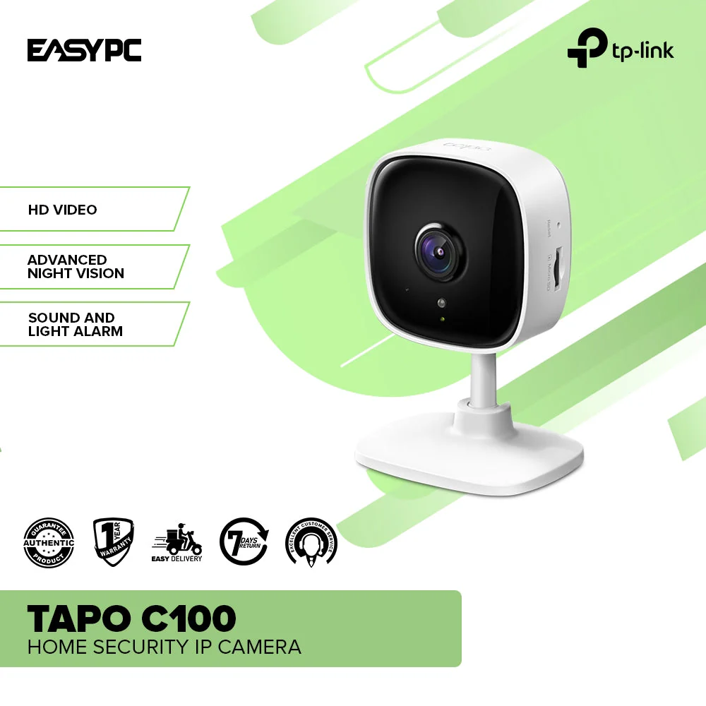 TP-Link Tapo C100 Home Security IP Camera - Image 2