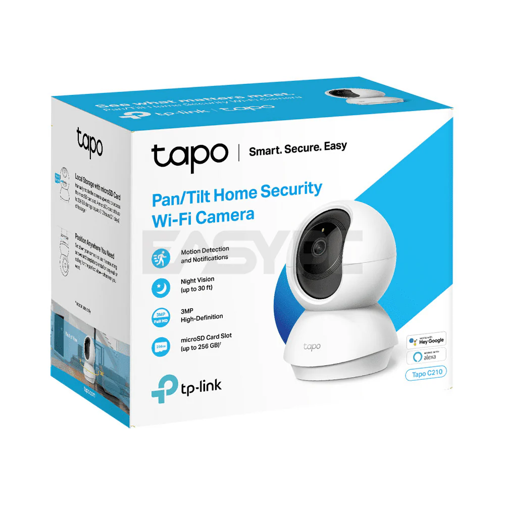 TP-Link Tapo C210 Pan/Tilt Home Security Wi-Fi Camera - Image 4