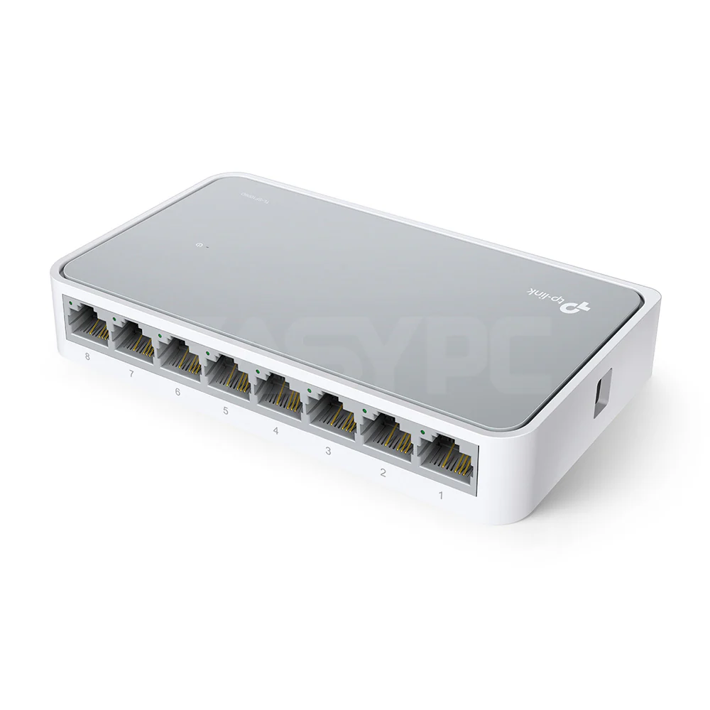 Tp-Link TL-SF1008D 8 Ports Switch Hub White - Image 2