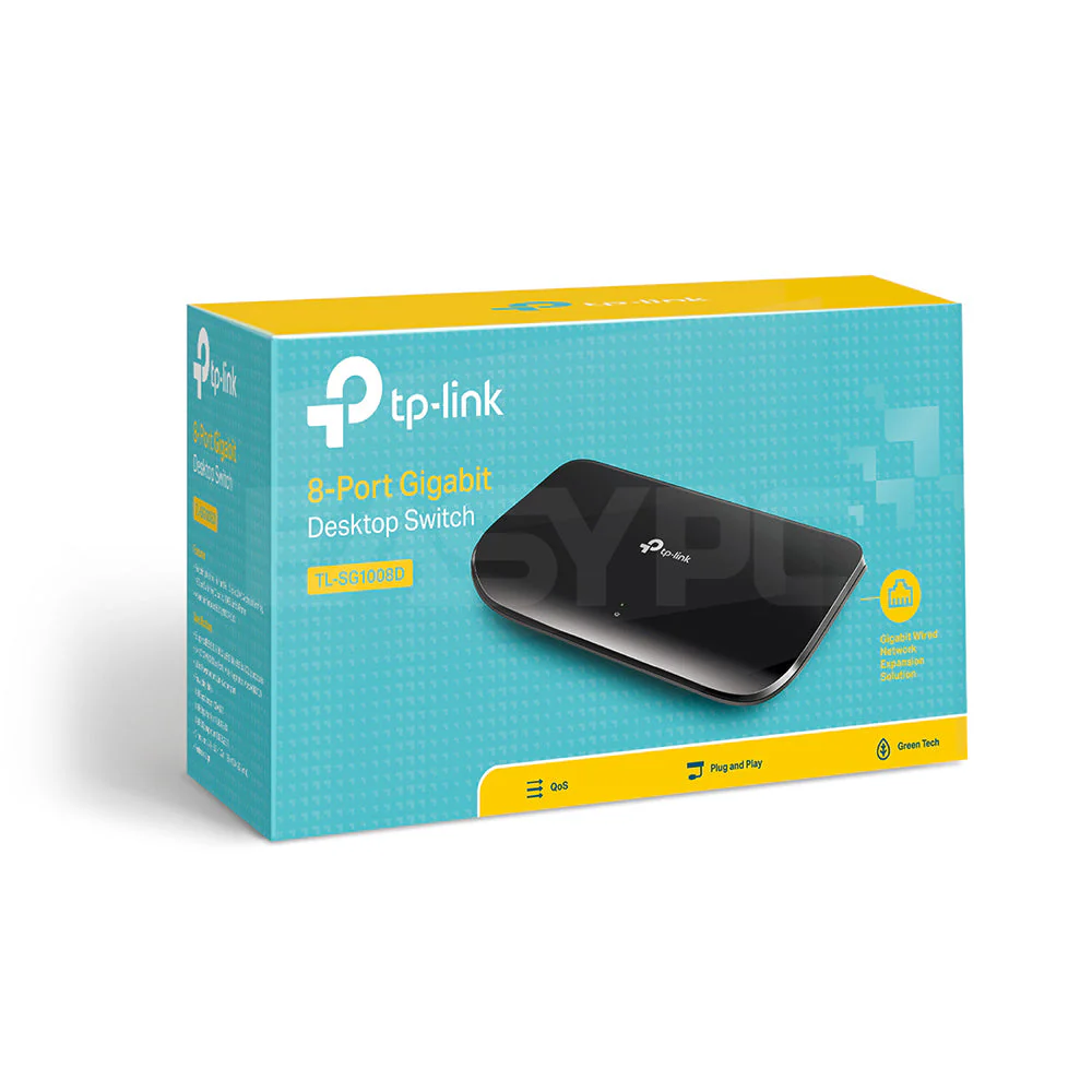 Tp-Link TL-SG1008D 8 Ports Plastic Case Gigabit Switch Hub - Image 3