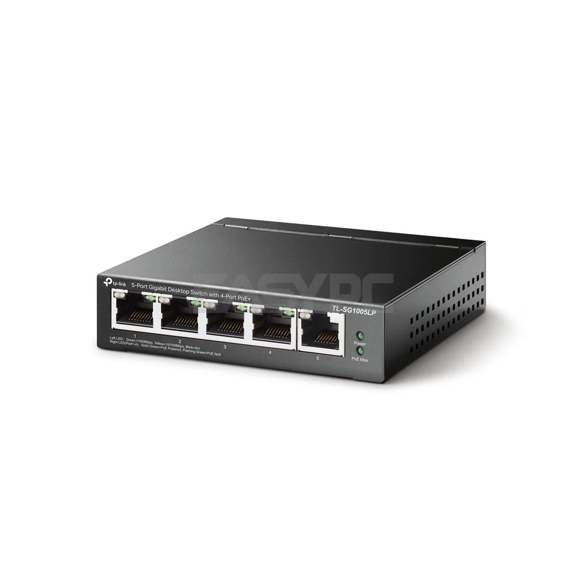 TPLink TL-SG1005LP 5 Port, Gigabit, 4X PoE Switch Hub - Image 3