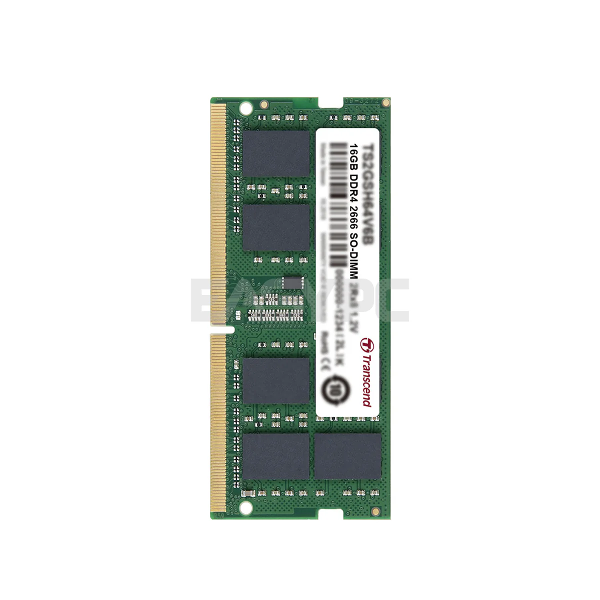 Transcend 16GB 1x16 DDR4 2666 Sodimm Memory - Image 2