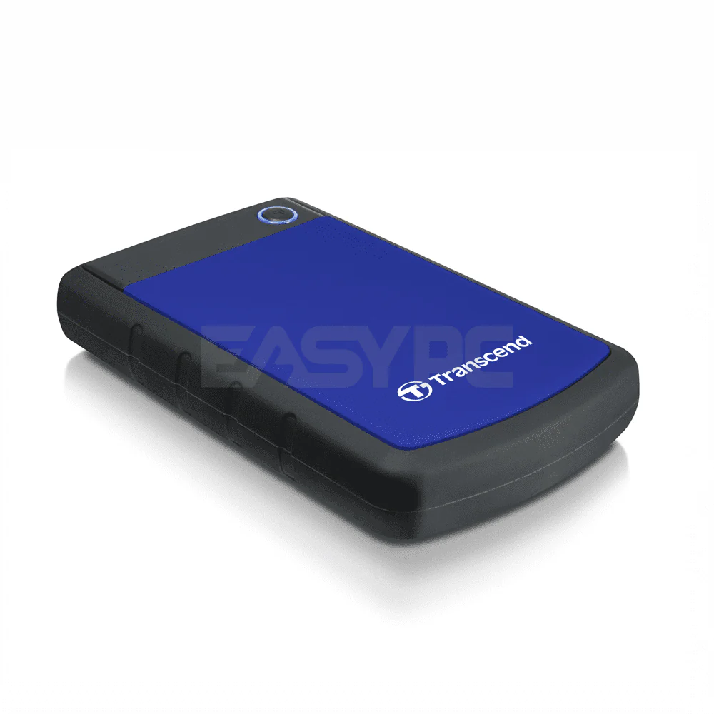 Transcend TS1TSJ25H3B Shock Proof StoreJet 2.5 H3B Portable HDD 1TB Blue - Image 3