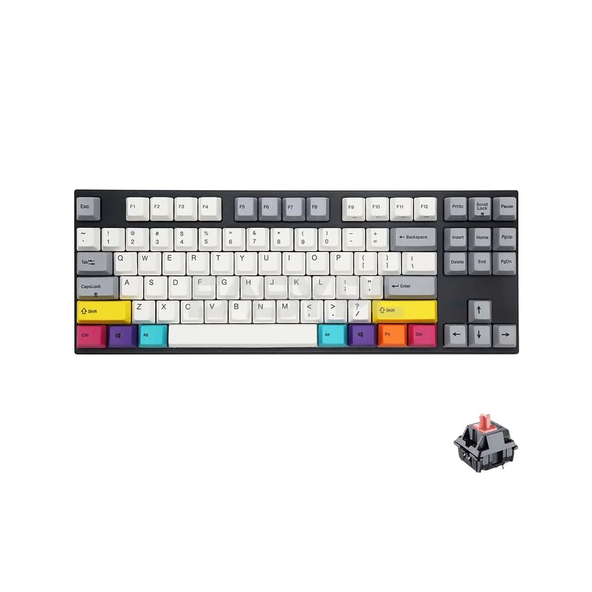 Varmilo VA87M Vintage Days MX Switch Blue, Brown, Red, Silver, and Silent Red White LED Wired Mechanical Keyboard 4JTP - Image 10