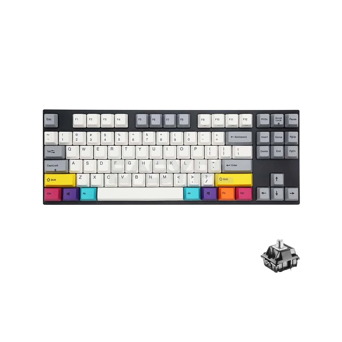 Varmilo VA87M Vintage Days MX Switch Blue, Brown, Red, Silver, and Silent Red White LED Wired Mechanical Keyboard 4JTP - Image 13
