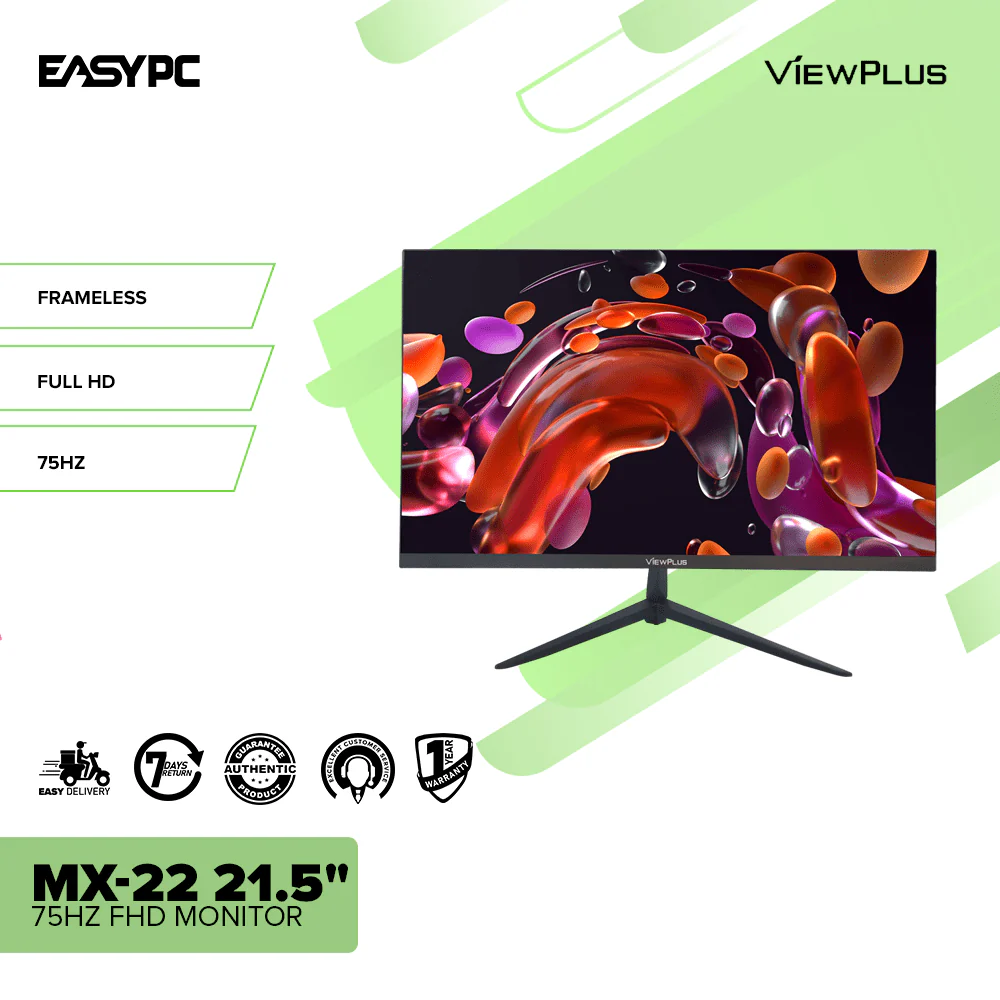 ViewPlus MX-22 21.5" 75Hz FHD Monitor Black - Image 2