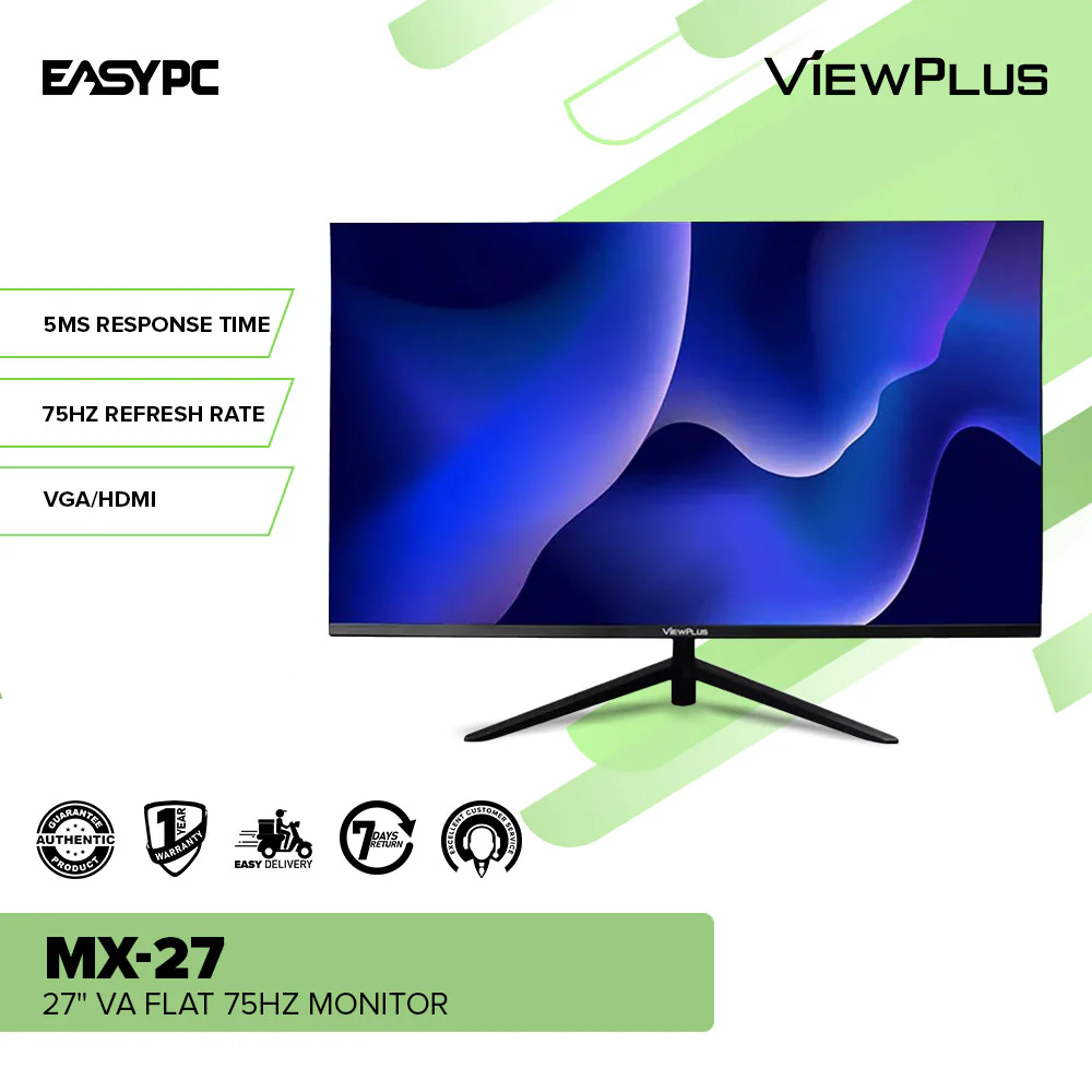 Viewplus MX-27 27" VA Flat 75hz monitor - Image 2