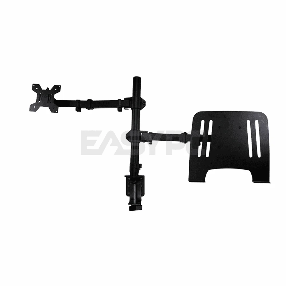 ViewPlus N-27 Dual Segment Arms Table Clamp Monitor Bracket - Image 4