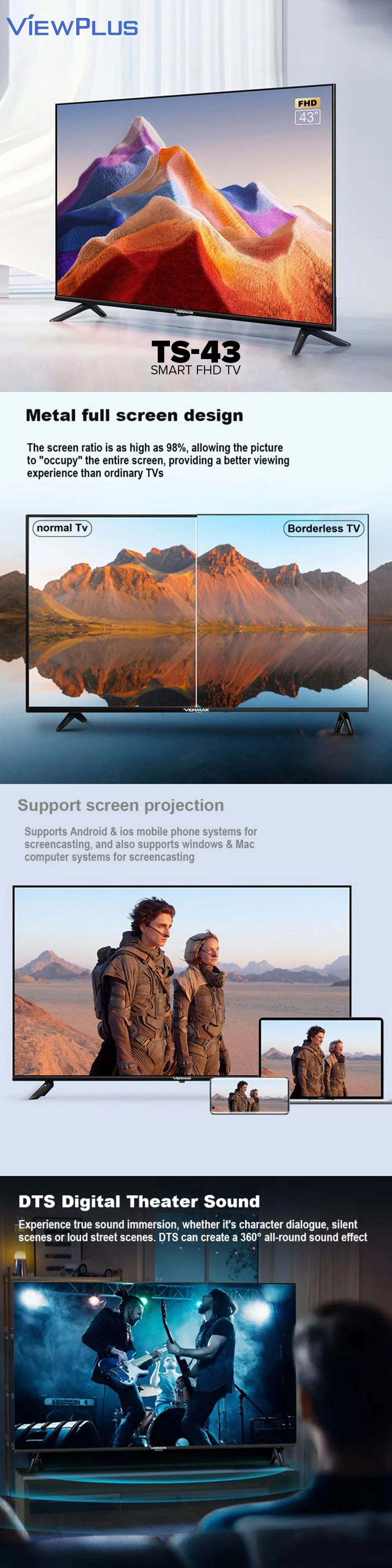 Viewplus TS-43 Smart FHD TV - Image 5