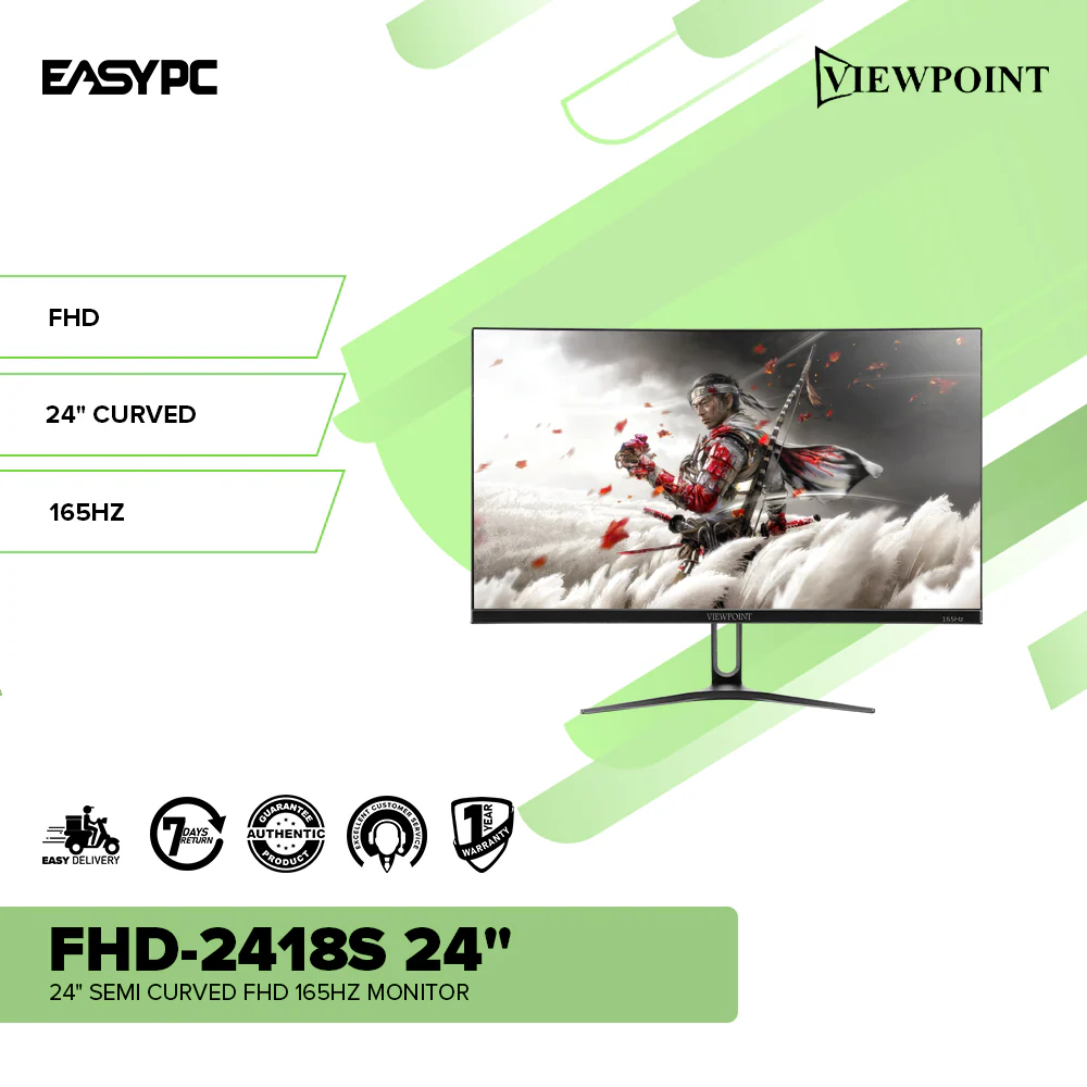 Viewpoint FHD-2418S 24" Semi Curved FHD 165HZ Monitor - Image 2