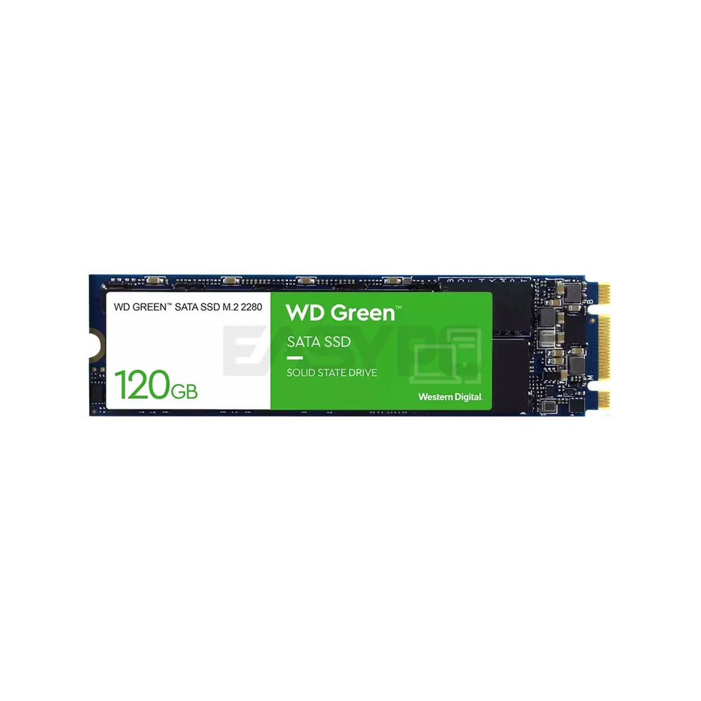 Western Digital 120GB Green M.2 SATA Easy Upgrade, Boost your Speeds, Efficient and Reliability Solid State Drive