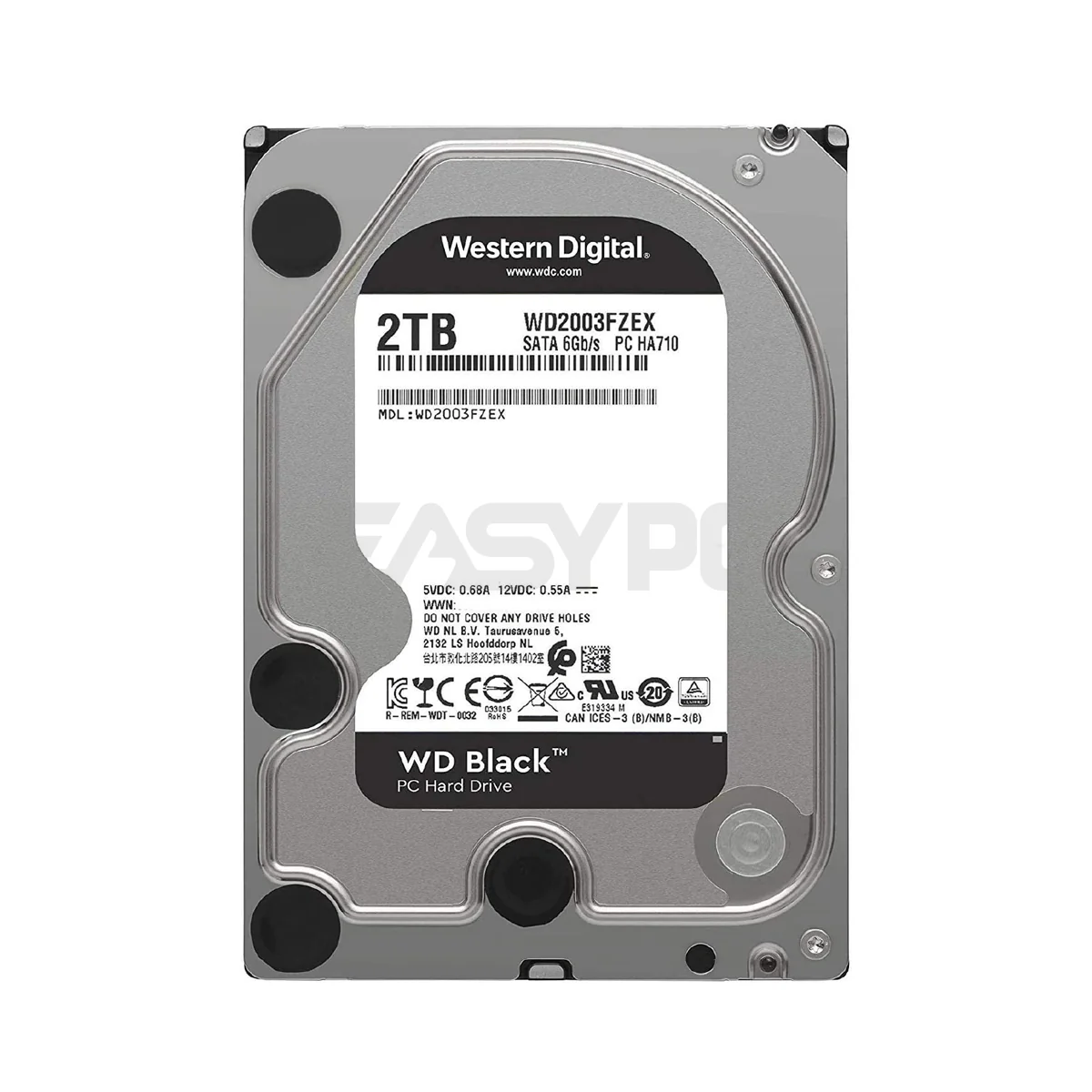 Western Digital 2tb Harddisk Drive Black