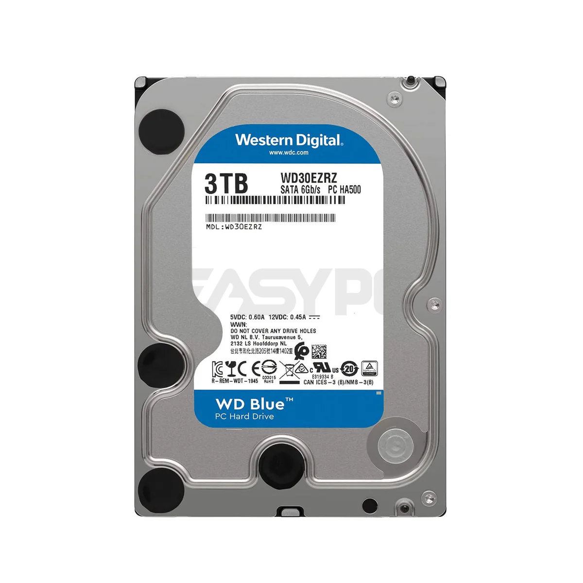 Western Digital 3tb Harddisk Drive Blue