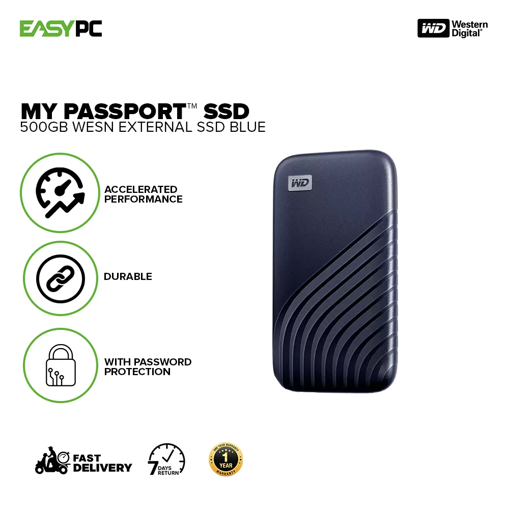 Western Digital 500GB and 1TB External Solid Stare Drive - Image 2