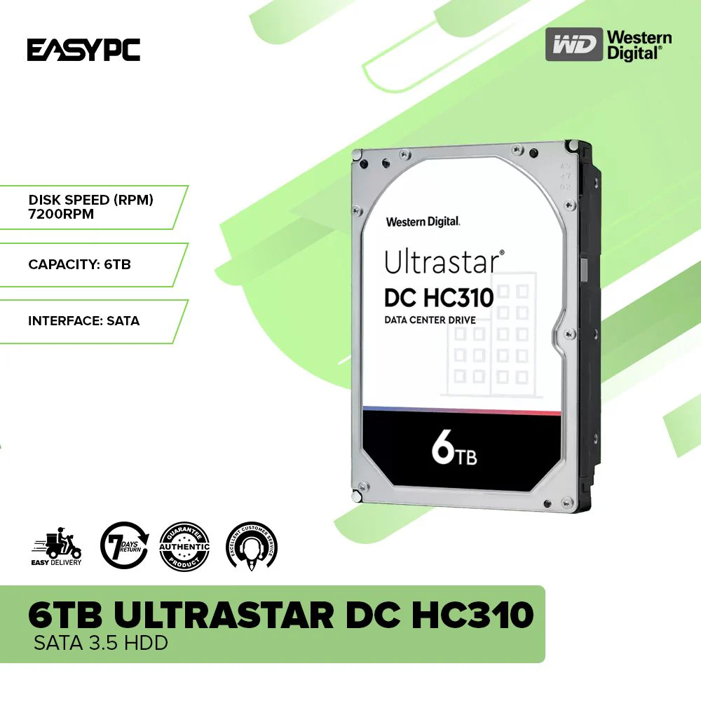 Western Digital 6TB Ultrastar DC HC310 SATA 3.5 HDD - Image 2
