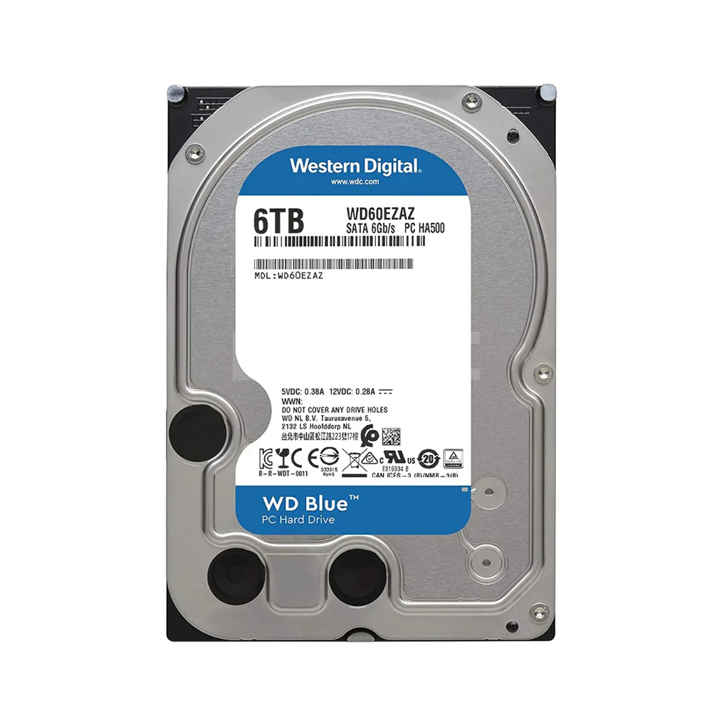 Western Digital Harddisk 6TB Blue
