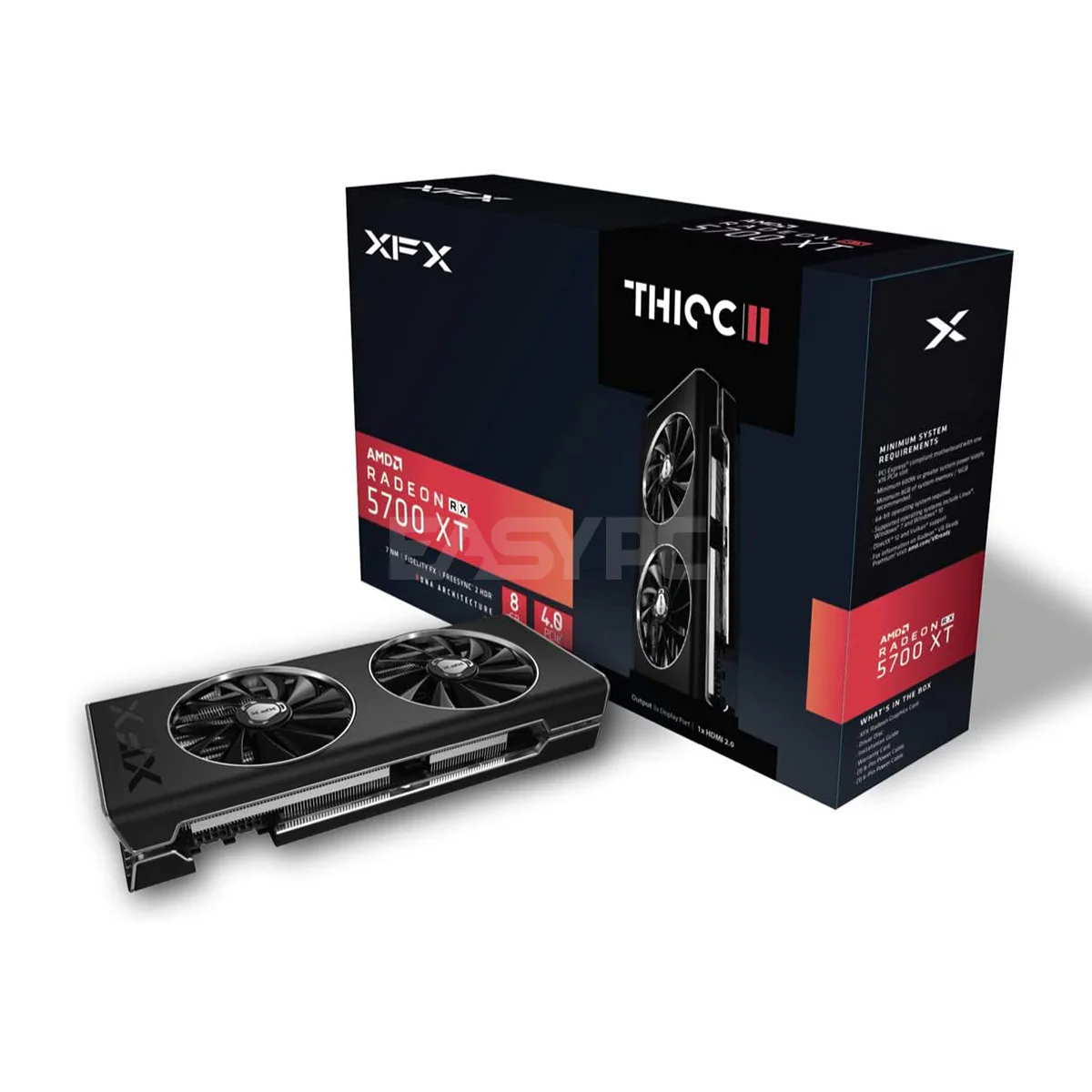 XFX AMD Radeon™ RX 5700XT THICC II Ultra Gaming Videocard 8GB 256bit GDDR6