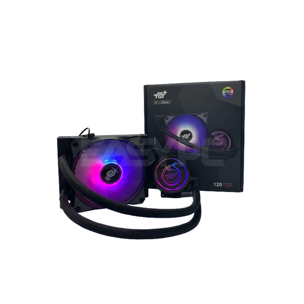 YGT DF-120 ARGB CPU Liquid Cooling Black