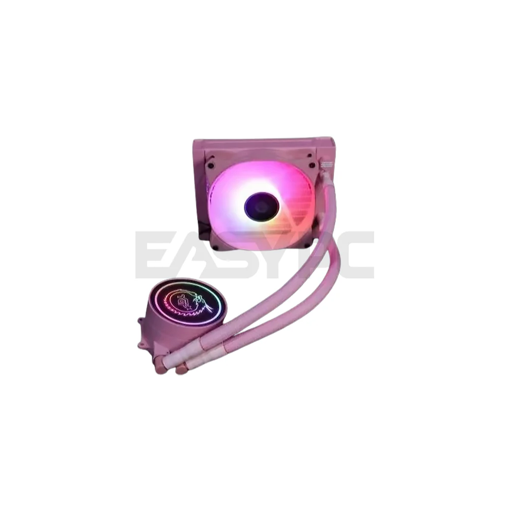 YGT DF-120 ARGB CPU Liquid Cooling Pink - Image 3
