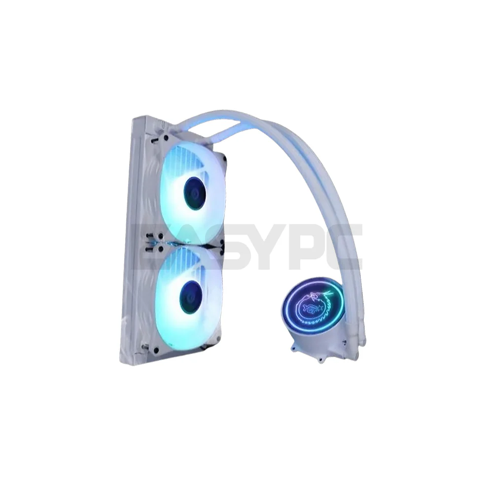 YGT DF-240 ARGB CPU Liquid Cooling White