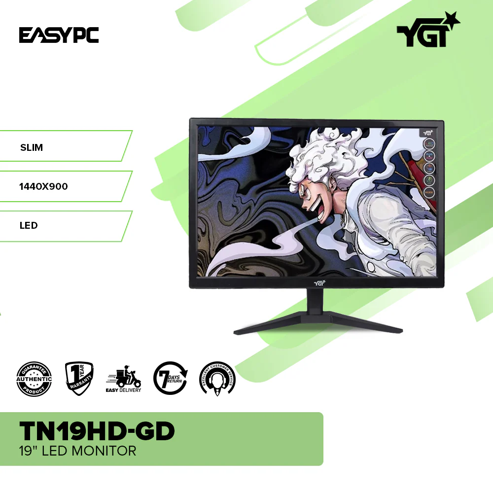 YGT TN19HD-GD 19" LED Monitor - Image 2