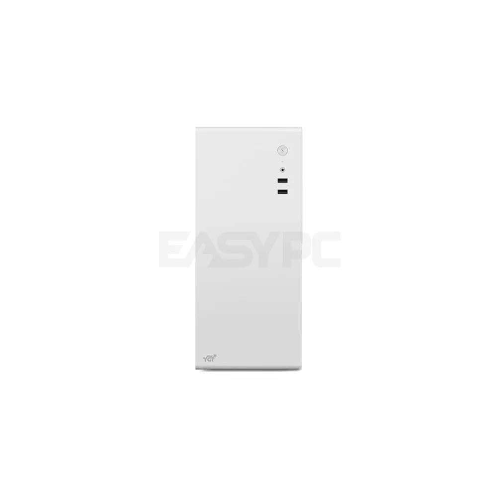 YGT V100 Micro ATX PC Case with PSU White - Image 5