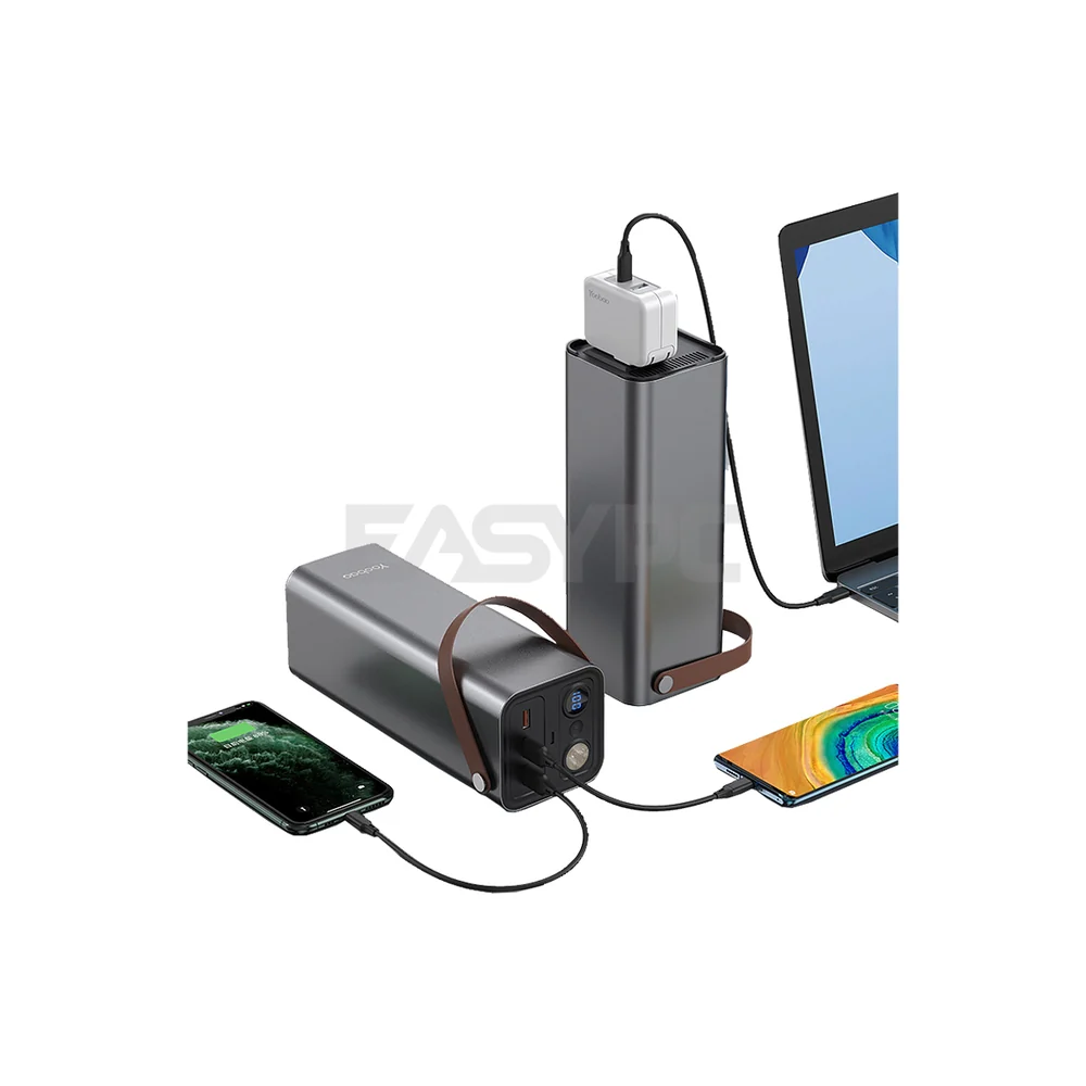Yoobao En1 Charging Power Station with Led Light Powerbank 4200mah Universal - Image 4