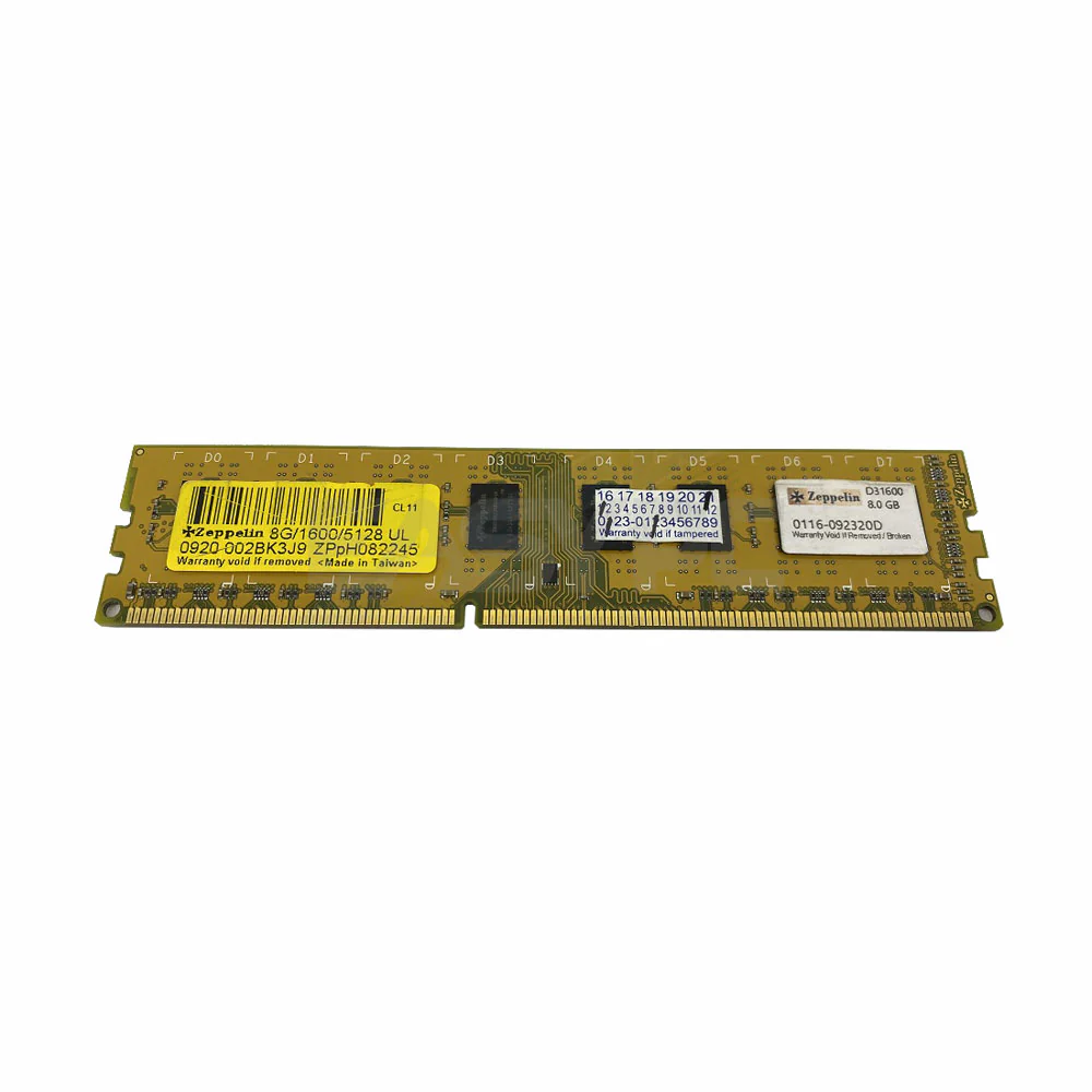 Zeppelin 8gb 1x8 Ddr3 1600 Value Memory - Image 3