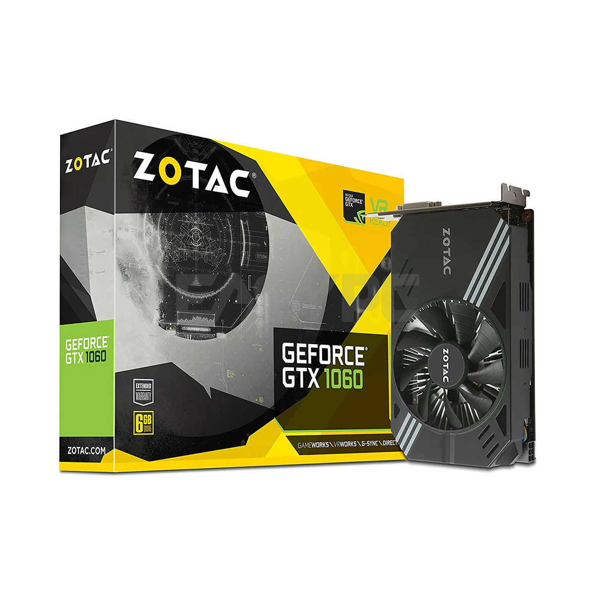 Zotac NVIDIA® GeForce GTX 1060 Mini ZTP10600A10L Videocard 6gb Ddr5