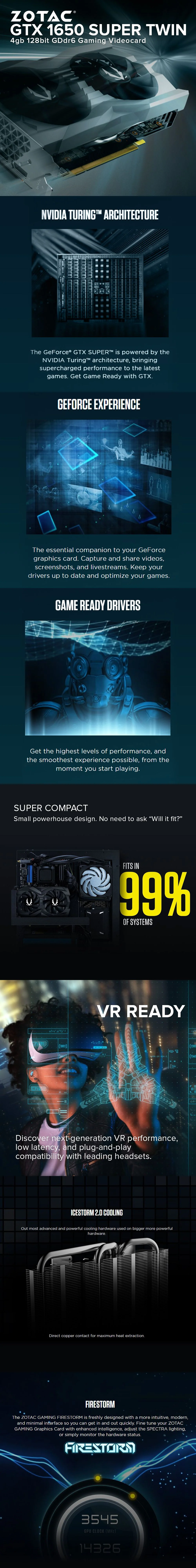 Zotac NVIDIA® GeForce GTX 1650 Super Twin 4gb 128bit GDdr6 Gaming Videocard - Image 6
