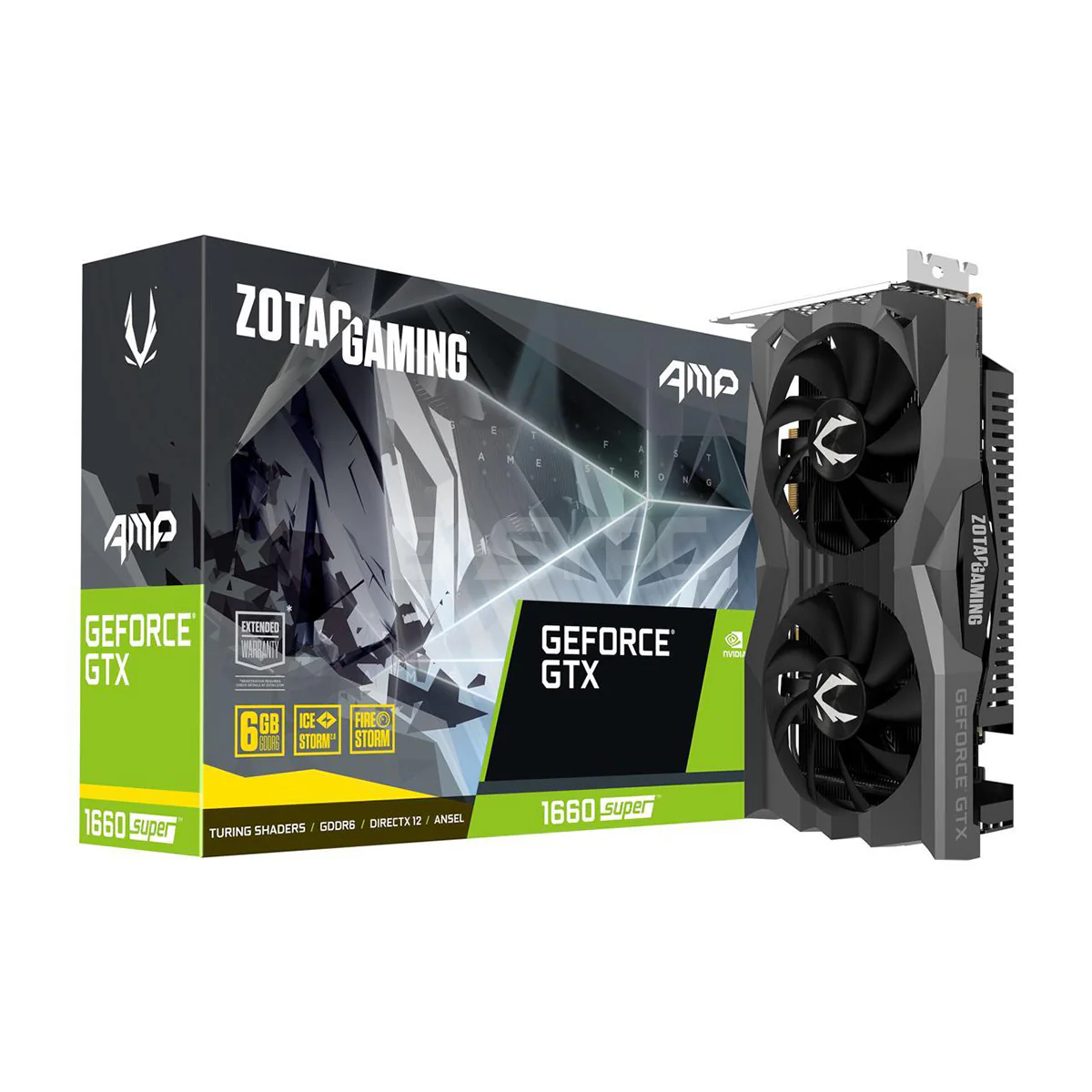 Zotac NVIDIAÂ® GeForce GTX 1660 Super AMP! Edition Gaming Videocard 6gb 192bit GDdr6