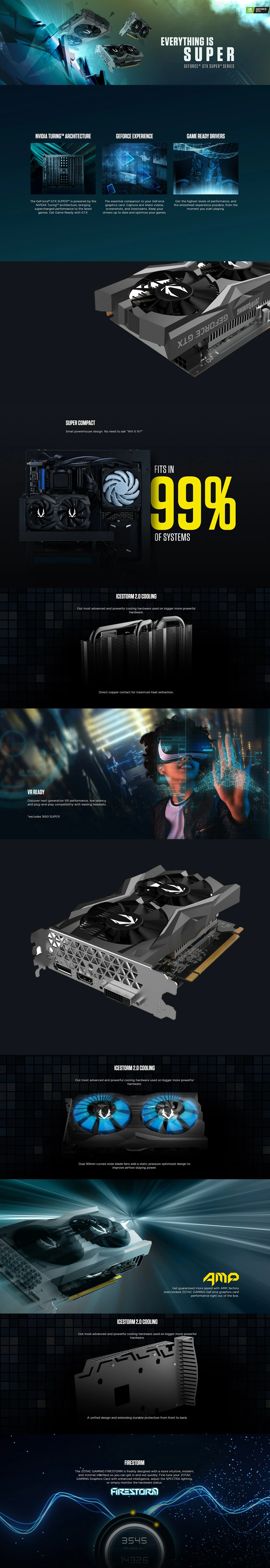 Zotac NVIDIA® GeForce GTX™ 1660 Super Twin ZT-T16620F-10L 6gb 192bit GDdr6 Gaming Videocard - Image 6