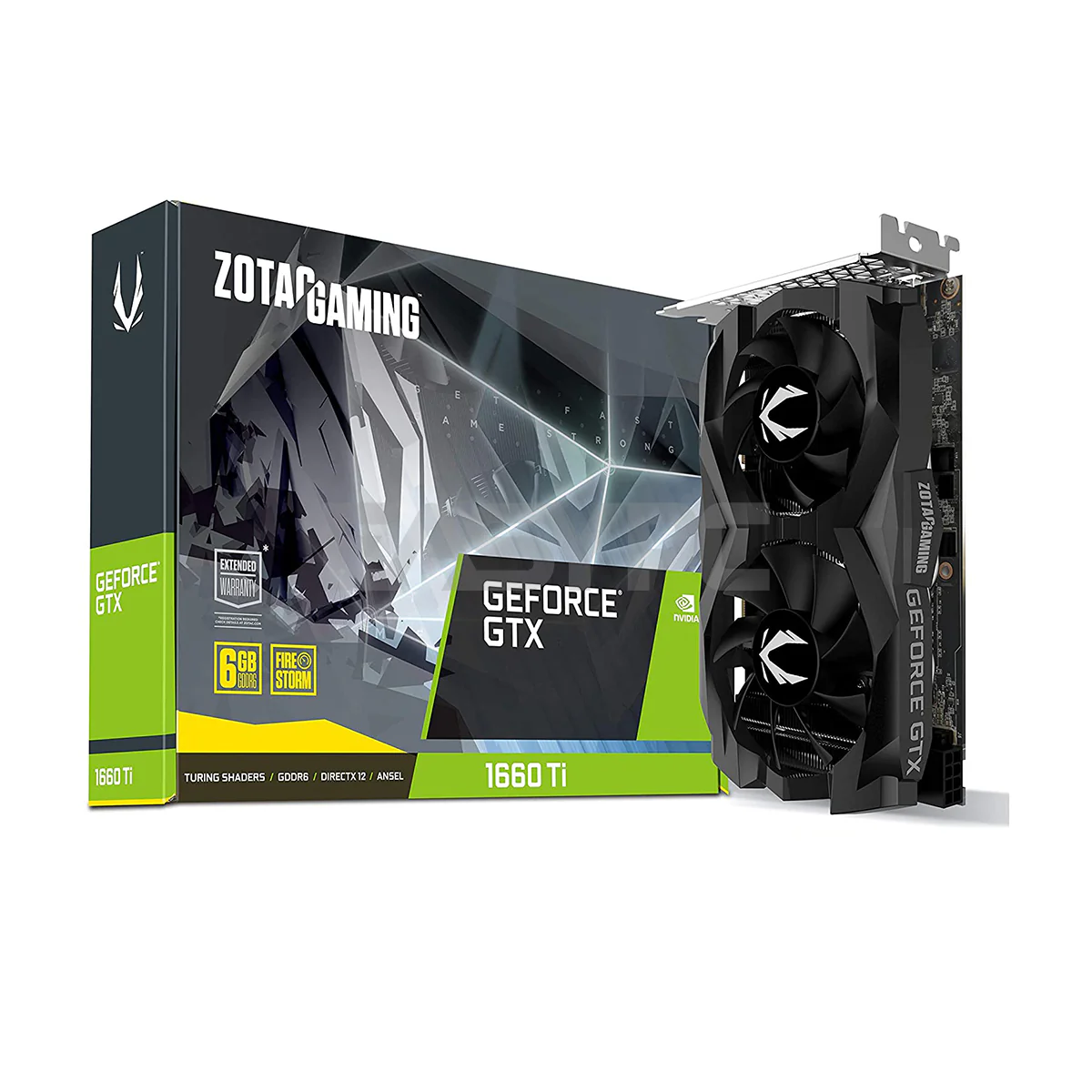 Zotac NVIDIA® GeForce GTX 1660ti Gaming Videocard 6gb 192bit GDdr6