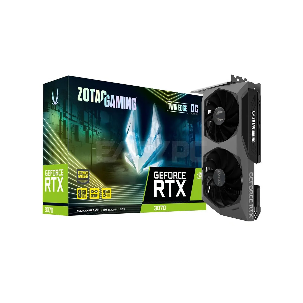 Zotac NVIDIA® GeForce RTX™ 3070 Twin Edge OC ZT-A30700H-10P 8gb 256bit GDdr6 VR Ready Gaming Videocard