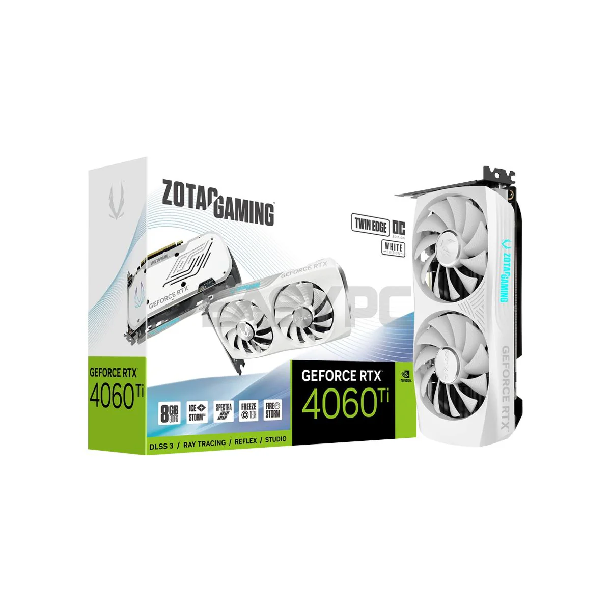 Zotac NVIDIA® GeForce RTX™ 4060Ti Twin Edge ZT-D40610E-10M 8GB 128bit GDDR6 Videocard